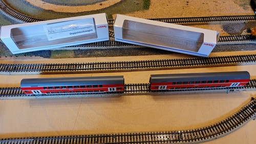 Märklin doppelstockwagen - h0,