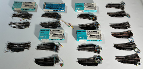 Märklin 16x gleis - 16x, k-gleis